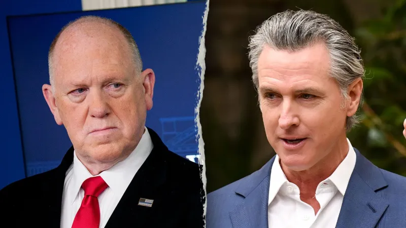 "Trump Administration Has No Intention to Arrest Governor Newsom—But Will Take Legal Action If He Crosses the Line," Says Tom Homan