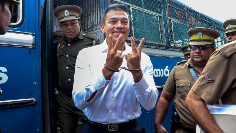Yoshitha Rajapaksa, Son of Former President of Sri Lanka, Arrested on Money Laundering Charges