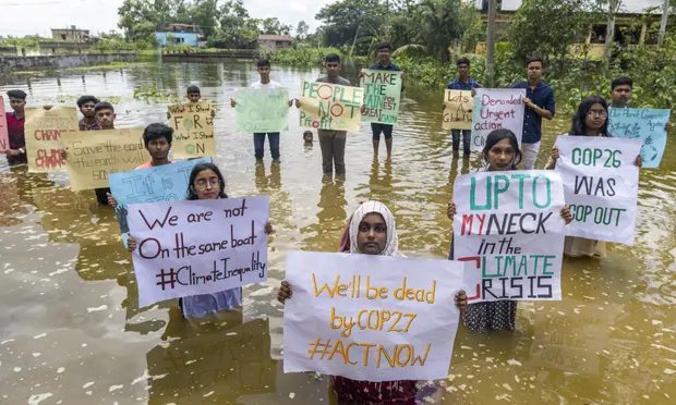 “Bangladesh Faces Climate Crisis: Flooding Ravages Coastal Areas, Urgent Action Required”