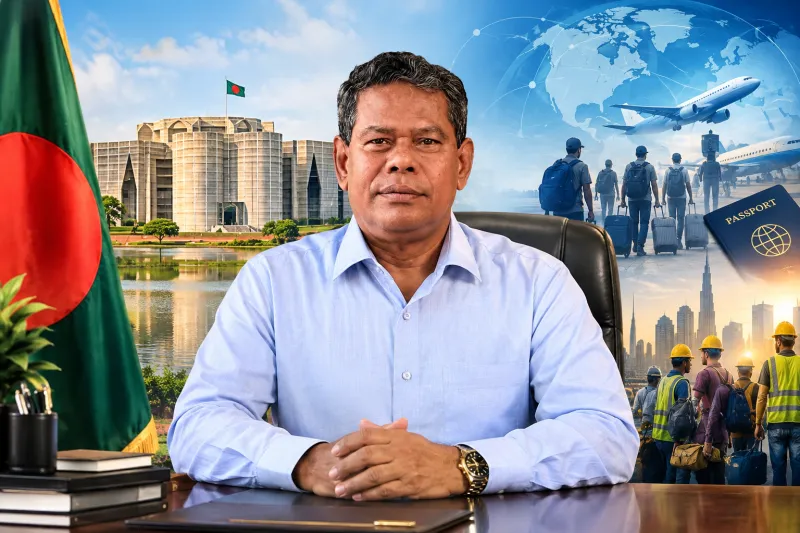 বিদেশগামী কর্মীদের নিরাপত্তা থেকে প্রবাসীদের অধিকার, কাজের সুযোগ সৈয়দ জাহাঙ্গীর আলমের