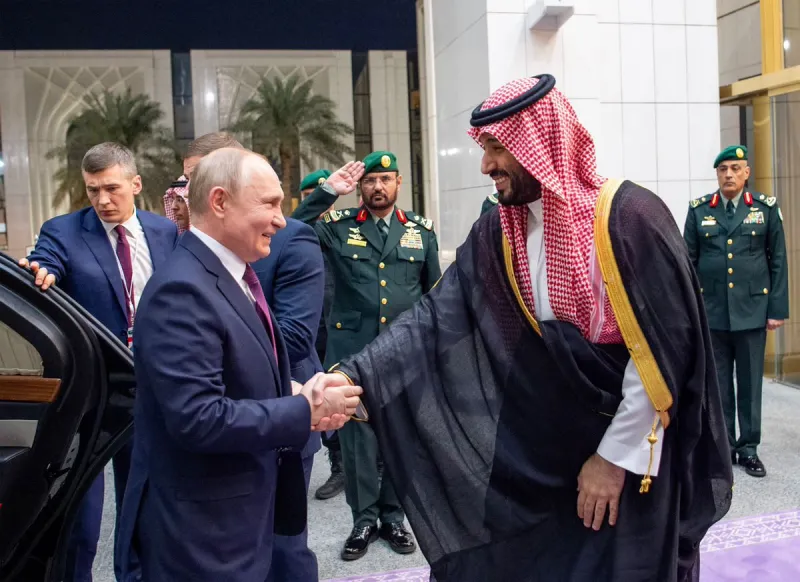 President Vladimir Putin Thanks Saudi Crown Prince for Hosting Russia-US Talks in Riyadh