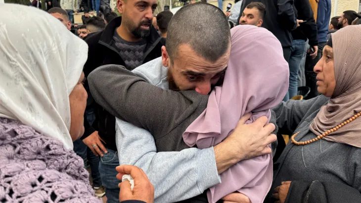 Emotional Celebrations in the West Bank as Palestinian Prisoners Are Released in the Second Phase of the Israel-Hamas Prisoner Swap