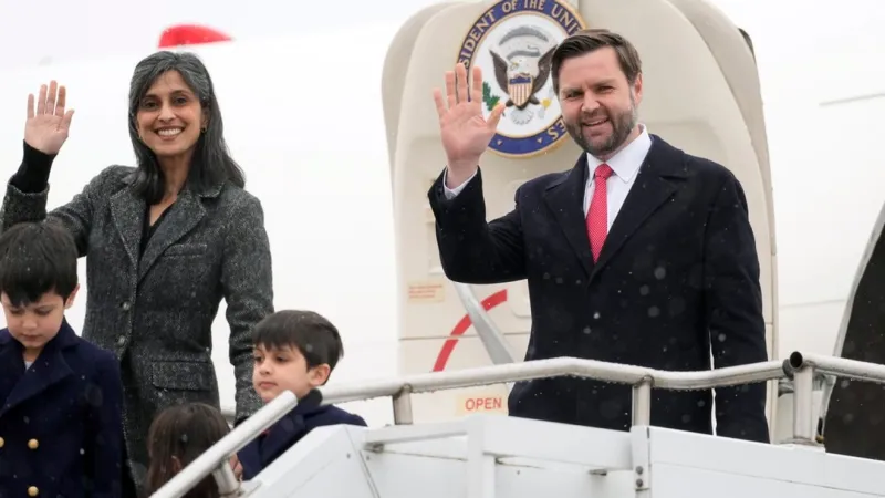 Vice President JD Vance and First Lady Usha Vance to Make Brief Visit to U.S. Military Base in Greenland