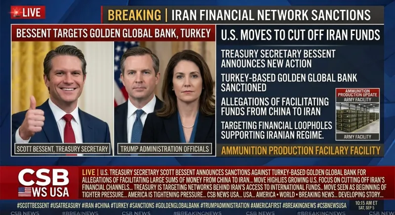 BESSENT TAKES ACTION AGAINST IRAN’S FINANCIAL NETWORK