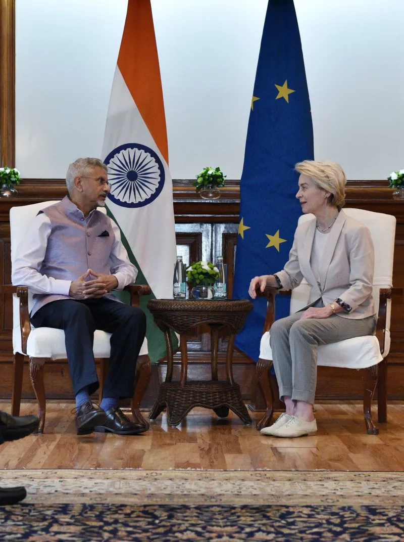 India-Europe Trade, Technology, and Defense Cooperation Discussed in Meeting Between Foreign Minister Jaishankar and EU Commission President