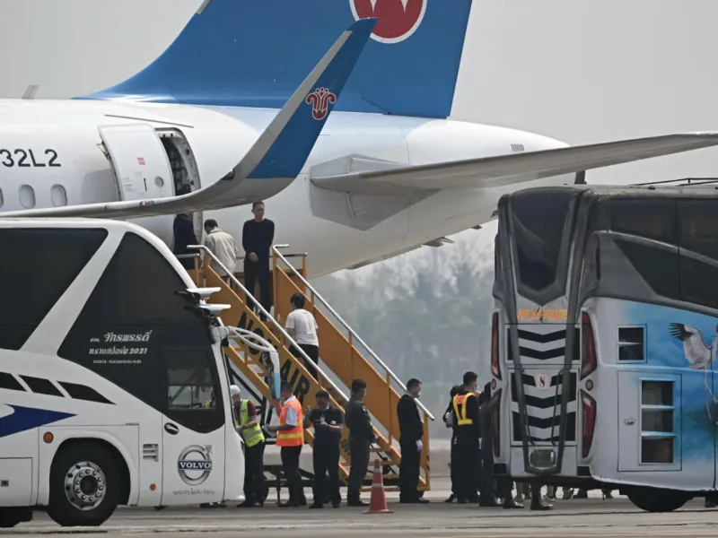 300 Chinese Nationals Sent Back from Myanmar to Their Country via Thailand's Efforts