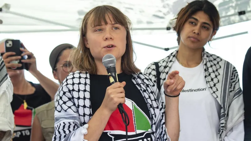 “Swedish Citizen Thunberg Released While Delivering Humanitarian Aid to Gaza,” Says Israeli Government