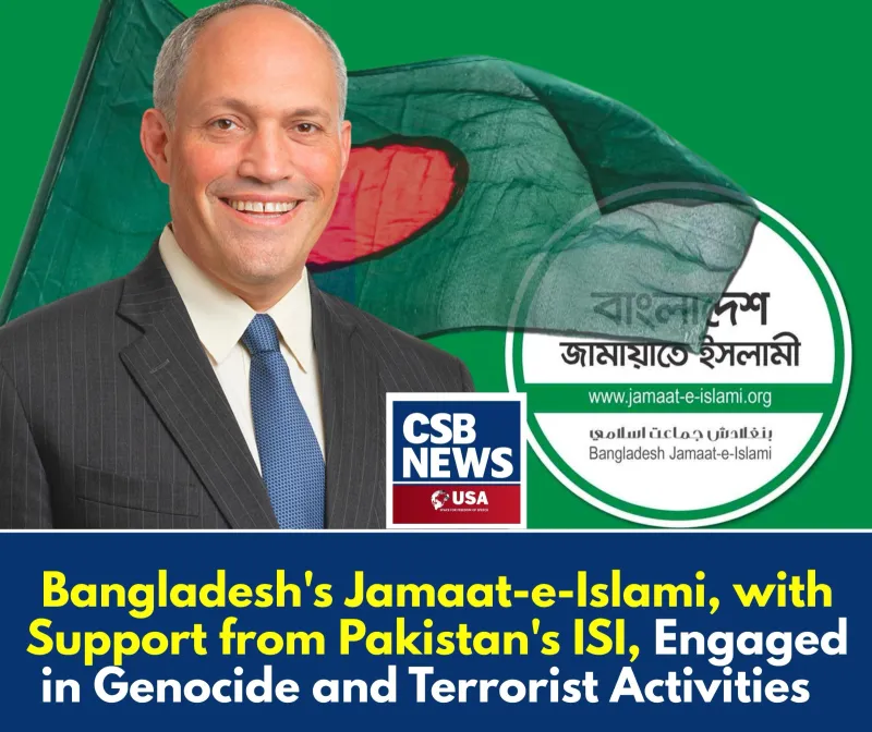 Bangladesh's Jamaat-e-Islami, with Support from Pakistan's ISI, Engaged in Genocide and Terrorist Activities