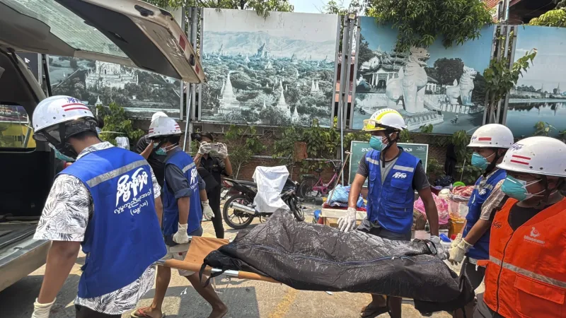 The death toll from the earthquake in Myanmar rises to 3,145, with 4,589 injured and 221 missing, according to Myanmar's Ministry of Information.