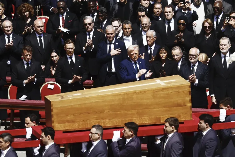 World leaders attend Pope Francis’s funeral – President Donald Trump pays his final respects