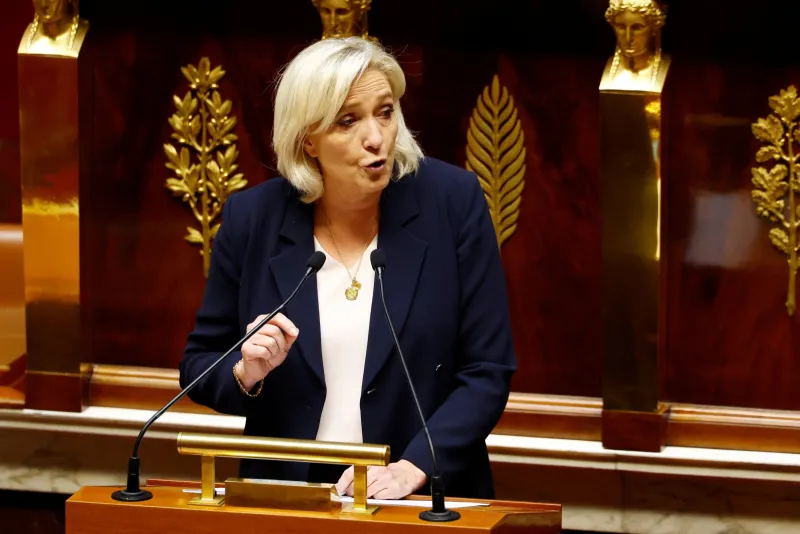 Far-Right Leader Marine Le Pen Threatens Government Collapse Over Budget Demands