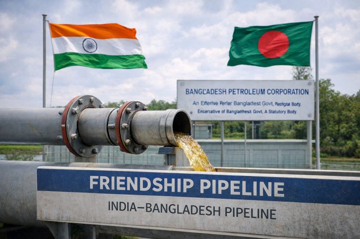 ভারত থেকে ২য় মেয়াদে ডিজেল আমদানী সরকারের, জ্বালানি সংকট নিরশনে ভারত - বাংলাদেশ ফ্রেন্ডশীপ পাইপলাইন
