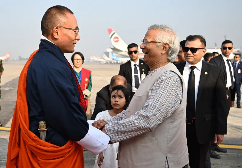 Bhutanese PM Tshering Tobgay Arrives in Dhaka, Pays Tribute to Liberation War Martyrs