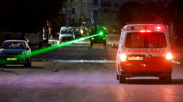 At least 9 killed, including doctors and nurses, in Israeli army raid on Gaza Strip; Over a hundred injured