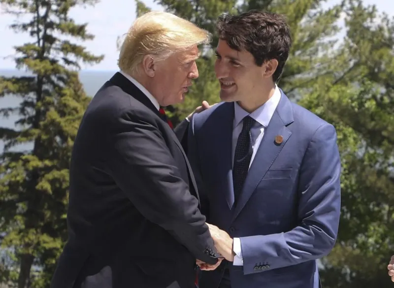 Canadian Prime Minister Justin Trudeau Meets President Donald Trump in Florida