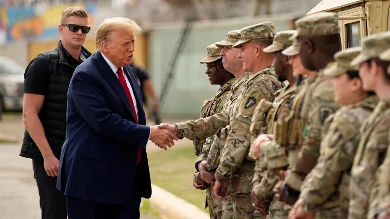 President Donald Trump Orders Troops to Deploy at Mexico Border to Combat Illegal Immigration