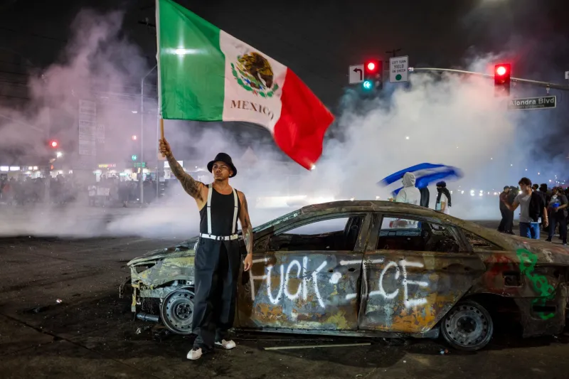 Is the Wave of Mexican Flags on American Soil a Protest Against ICE or a Sign of a Deeper Political Conspiracy?