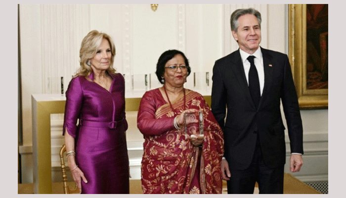 Fahmida Karim received the United States’ International Women of Courage Award