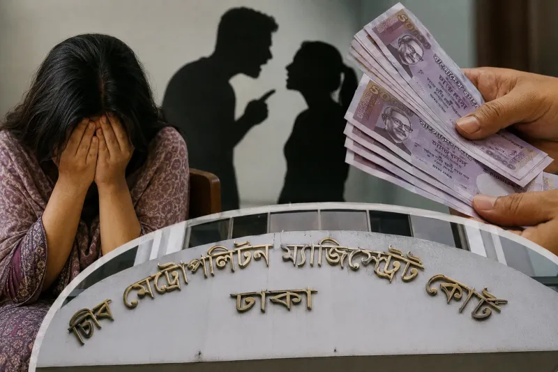 প্রেমিকের ব্যবসার জন্য চার লাখ টাকা দাবি, স্ত্রীর বিরুদ্ধে স্বামীর মামলা