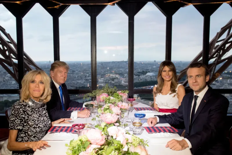 French President Emmanuel Macron invites Donald Trump to Paris - President Donald Trump's visit to Paris