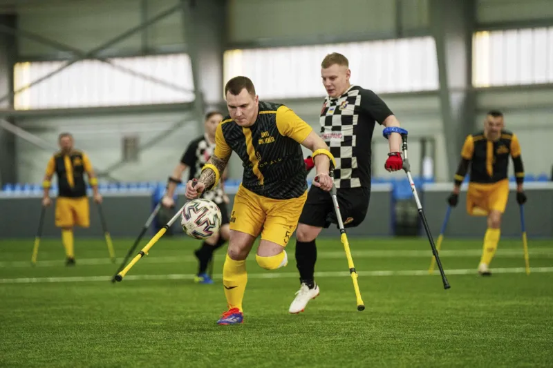 Ukraine Hosts First Soccer Tournament for War-Wounded Amputees, Plans for International Championships