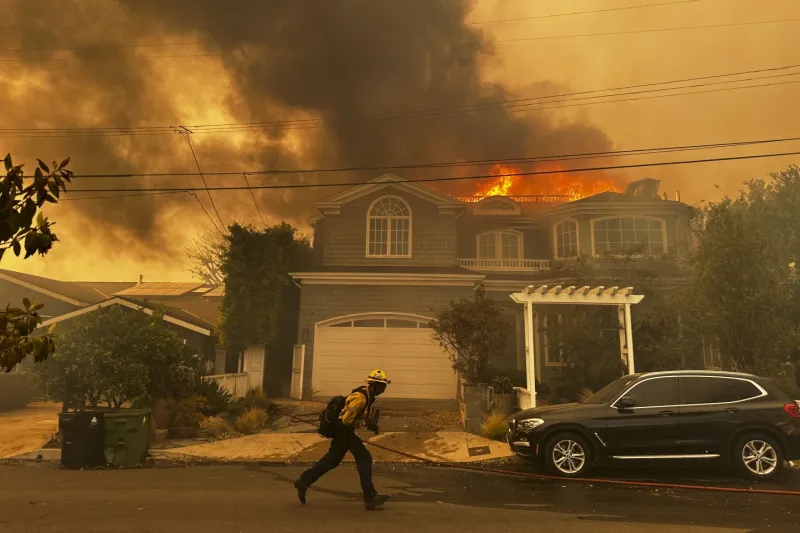 Wildfires in California Destroy Thousands of Homes in Los Angeles, Displacing Millions