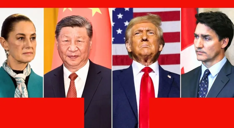 President Donald Trump Imposes New Tariffs on Mexico, Canada, and China