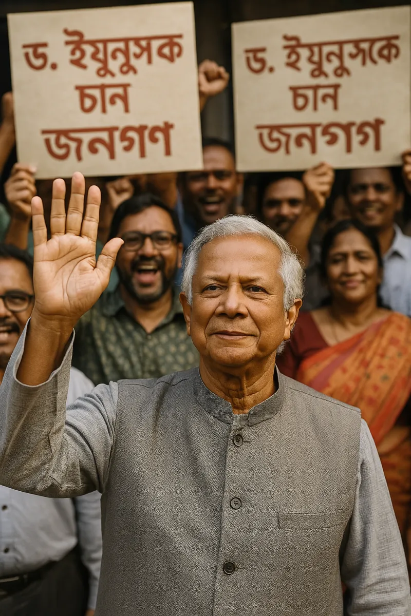 Not Election, but a Message on Social Media – Public Trusts Dr. Yunus, Wants Him in Power!