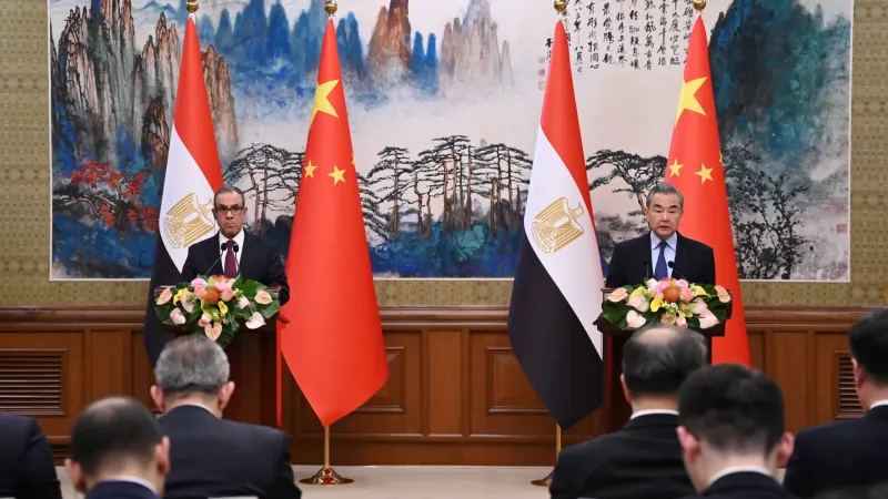 new polarization in global politics, and diplomatic meetings between Cairo and Beijing