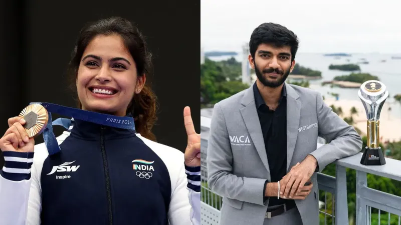 India’s 'Khel Ratna' Award to be Presented to First Woman Manu Bhaker and World Chess Champion D Gukesh in 78-Year History