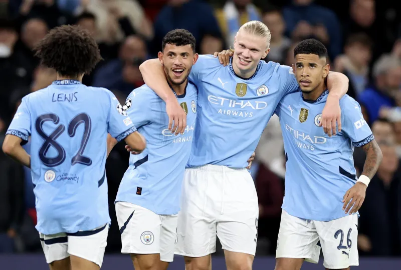 Manchester City defeats Leicester 2-0 with goals from Savinho and Haaland