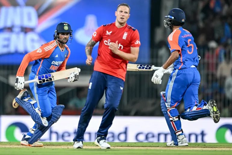 India's Brilliant Victory in Chennai, Chasing 166 Runs to Beat England in the 2nd T20 Match
