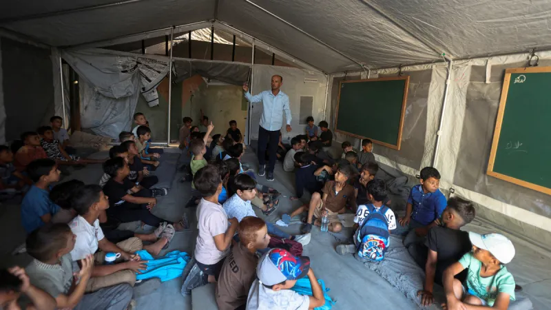 Gaza Students Return to Classrooms After Three Years