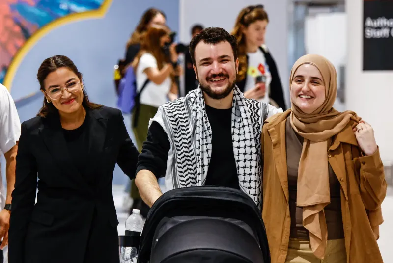 Palestinian-American Human Rights Activist Mahmoud Khalil Arrives in New Jersey After Release from ICE Custody