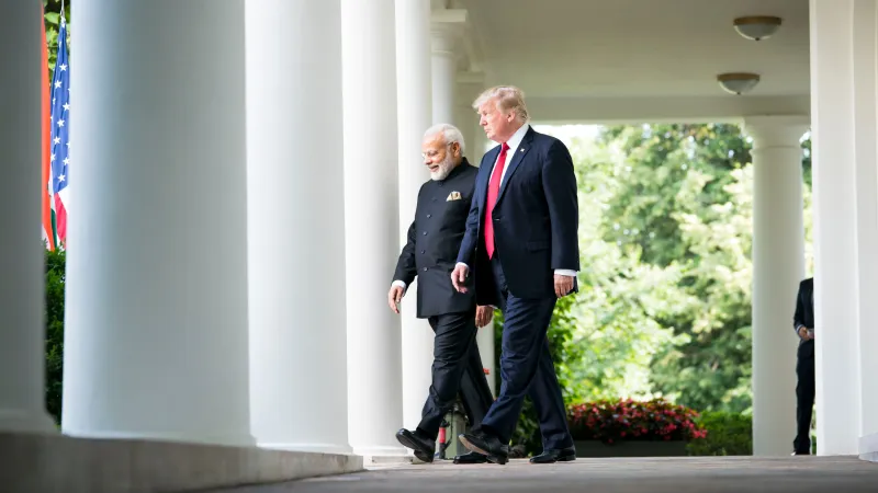 Prime Minister Narendra Modi expressed support for President Donald Trump's strict anti-illegal immigration policy.