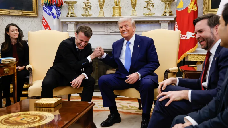 Trump and French President Macron United in Optimism for Lasting Peace in Ukraine