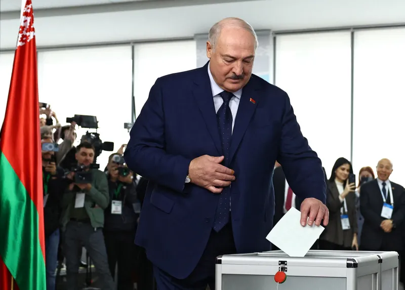 Voting underway in Belarusian presidential election, President Alexander Lukashenko set to extend his rule for a seventh term