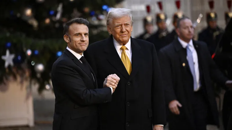 President Trump and President Macron Meet at Reopening of Restored Notre-Dame Cathedral in Paris