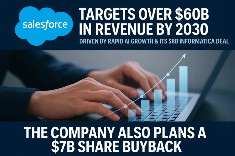 Salesforce bets big on AI — eyes $60B revenue by 2030