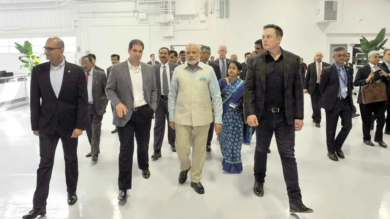 Dialogue Between Prime Minister Narendra Modi and U.S. Tech Entrepreneur Elon Musk – Satellite Internet Services to Launch in India