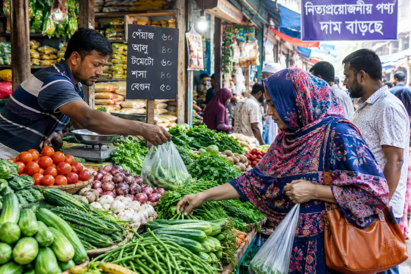 দামবৃদ্ধির চাপে সাধারণ মানুষ, মজুরি বাড়ে ধীরে; সেপ্টেম্বরে মূল্যস্ফীতি ৮.৩৪ শতাংশে উঠেছে