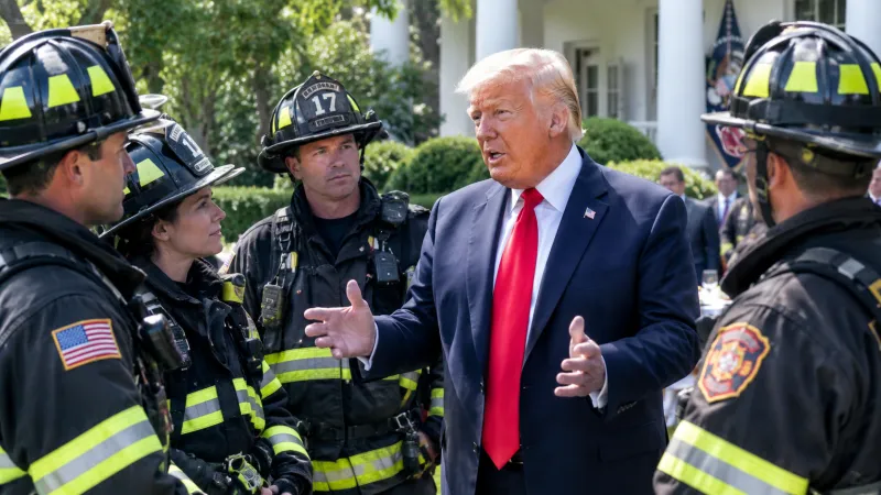 Trump Demands Death Penalty for Those Who Kill Firefighters, Sparking Nationwide Debate